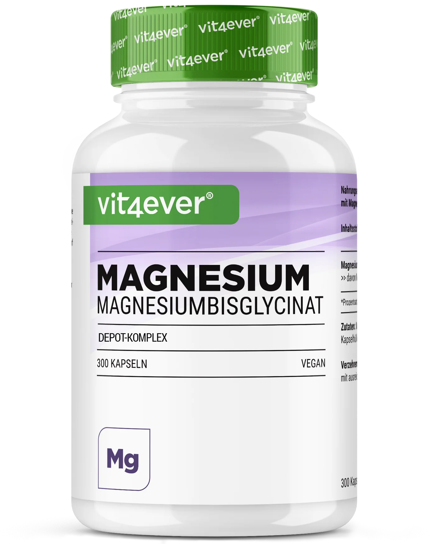 Produktdose von vit4ever Magnesium-Bisglycinat