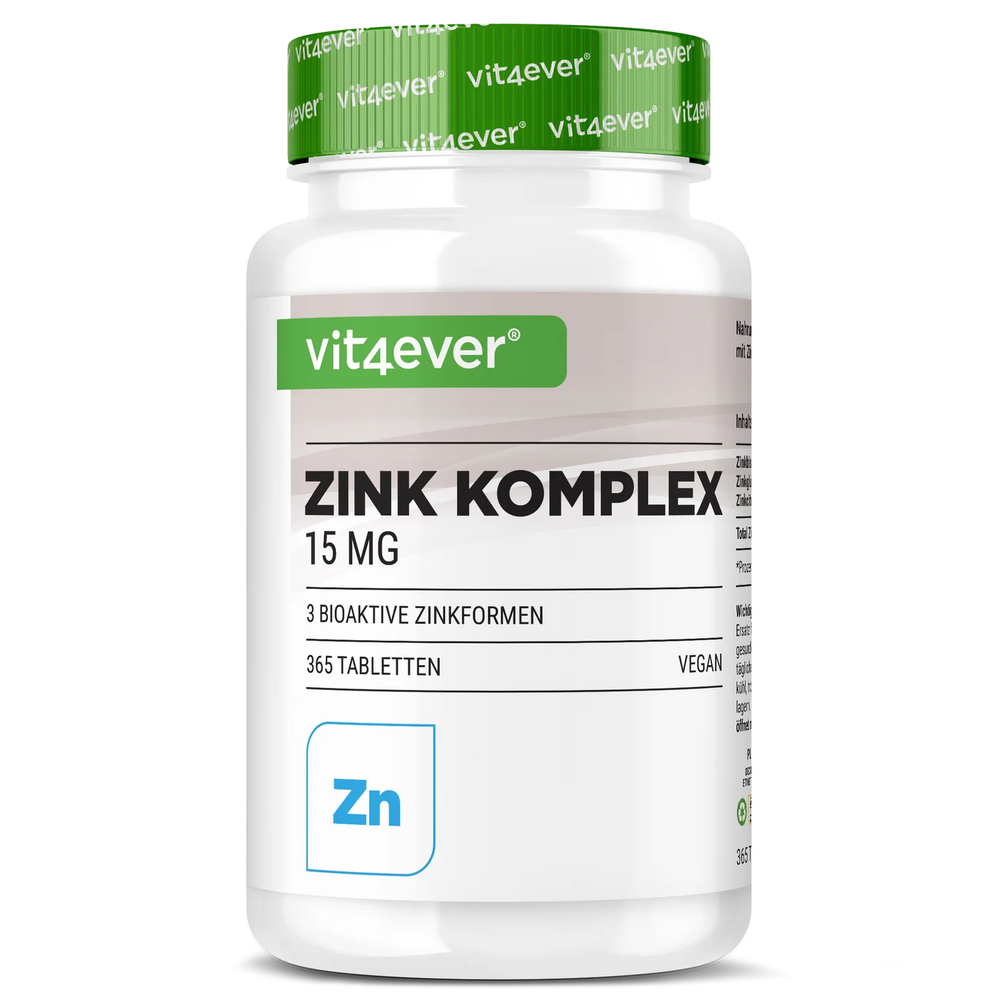 Produktdose von vit4ever Zink Komplex
